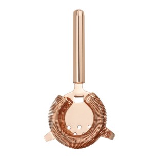 Иноксова барова цедка BOSTON ф8,5x19см COPPER BARWARE-(232125) - Horecano