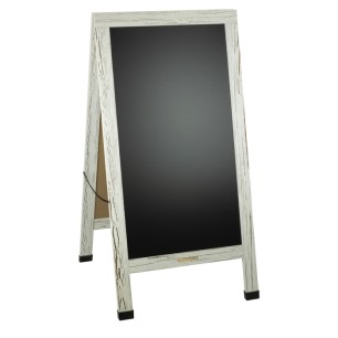 Информационна дъска 120,5x60,8см винтидж бяло (HC-981631) - Horecano