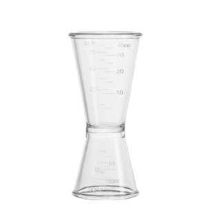 Акрилна мярка за алкохол двустранна 20/40мл джигър BARWARE-(231986) - Horecano