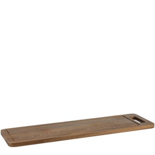 Дървена дъска за презентация махагон 58x17xh1,5см (232045-2) (HC-981731) - Horecano