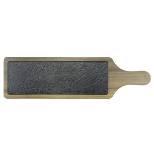 Меламинова дъска с дръжка правоъгълна 45,5x12,8xh1,5см METEOR-(232076) - Horecano