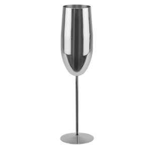 Иноксова чаша за пенливи вина SILVER 300мл ф6xh25см (HC-981860) (232166-1) - Horecano