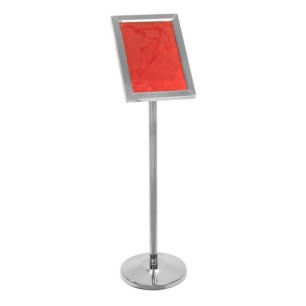 Информационна табела SILVER 40x30xh120см (HC-981867) (232171-2) - Horecano