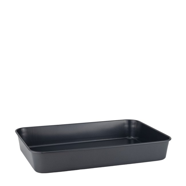 Метална форма за блат / тава правоъгълна 40x27xh6см HOME-(HH-982077)(253313) - Horecano