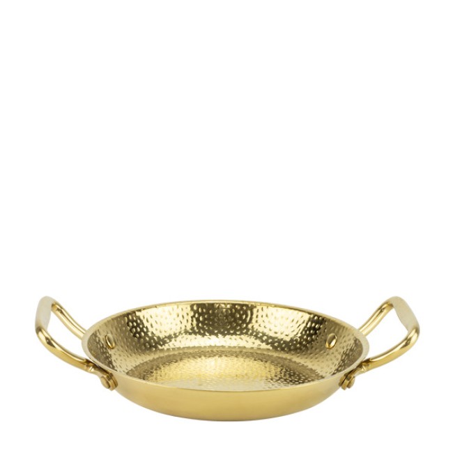 Метална шола с дръжки ф22xh4см CHARM GOLD-(HC-982126)(253417-1) - Horecano