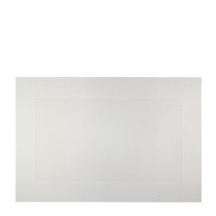 Подложка за хранене с кант екрю 45x30см PVC (HC-98222) 243023-4 - Horecano