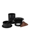 Кош за отпадъчно кафе с кърпа за почистване ф22хh31,5см BREW-(HC-982290)(253321-2) - Horecano