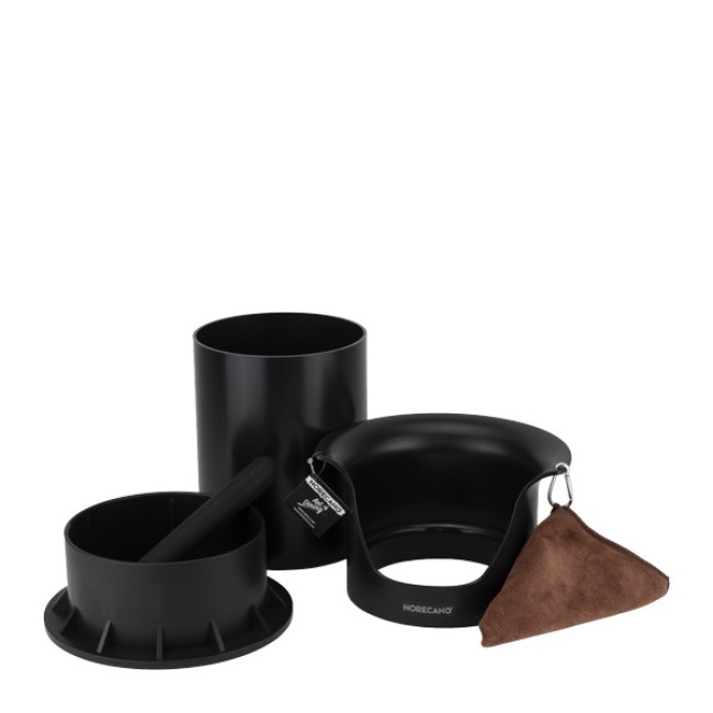 Кош за отпадъчно кафе с кърпа за почистване ф22хh31,5см BREW-(HC-982290)(253321-2) - Horecano