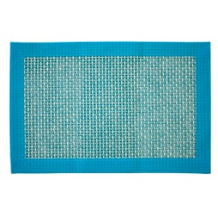Подложка за сервиране, текстил с кант 30x45см. синя CN-(5510-2) - Horecano