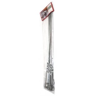 Метални шишове 12бр. 38см. JY3123 BBQ CN-(5355-0441-1) - Horecano