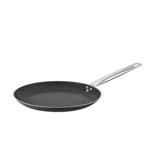 Алуминиев тиган за палачинки с незалепващо покритие 24x3см PEARL (NET S 429) - Horecano
