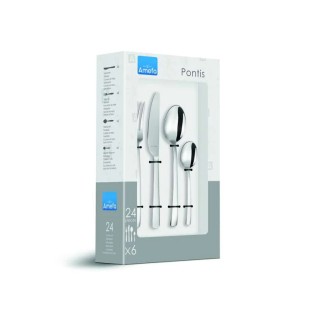 Комплект прибори за хранене от 24 елемента, Pontis – Amefa