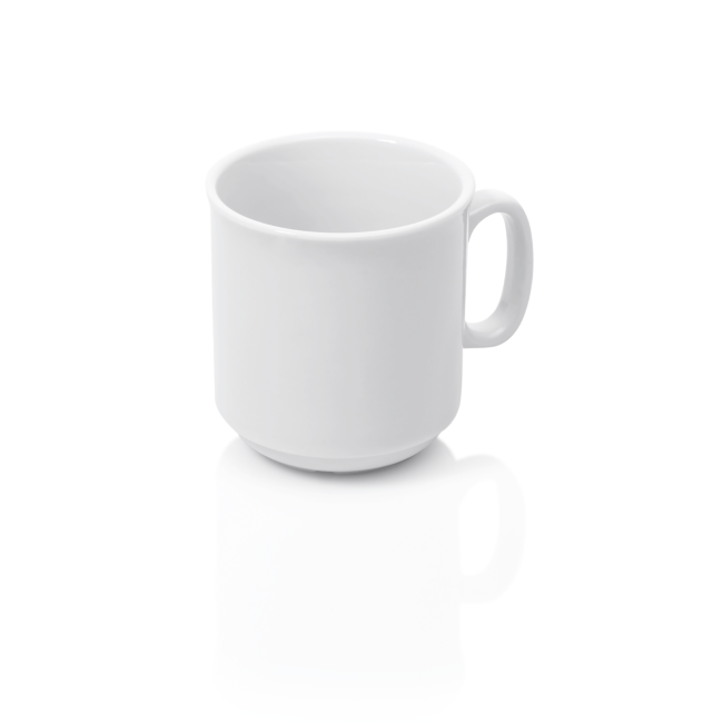 Порцеланова чаша MUG 300мл, ф8,3см, h9,2см, стакабъл - WAS