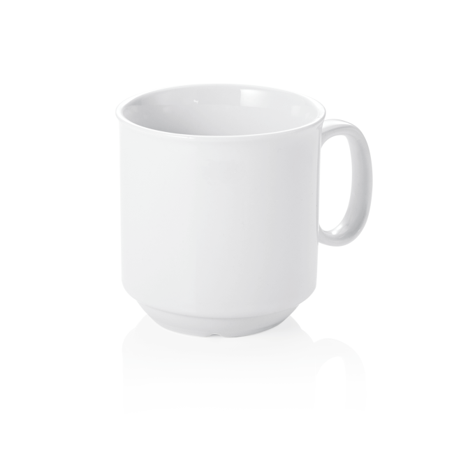 Порцеланова чаша MUG 300мл, ф8,3см, h9,2см, стакабъл - WAS