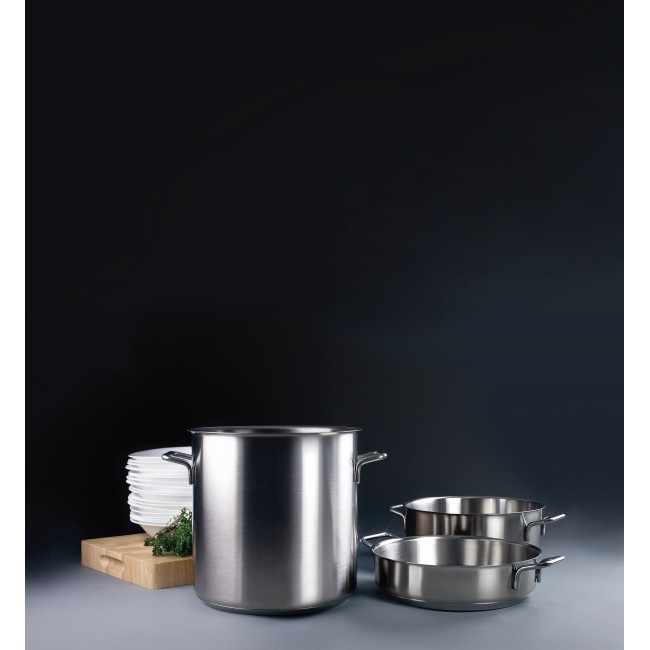 Иноксова дълбока тенджера с капак Chef-Classic ф20см h13см 4л - Lacor