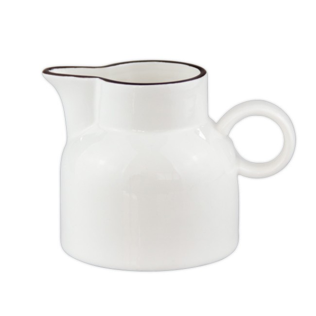 Порцеланова каничка за мляко 200мл HELLA-WHITE-(HC-56444) - Horecano