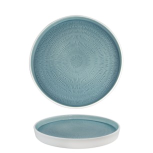 Порцеланова чиния 24см HELLA-LIGHT SUMMER BLUE-(HC-56562) - Horecano