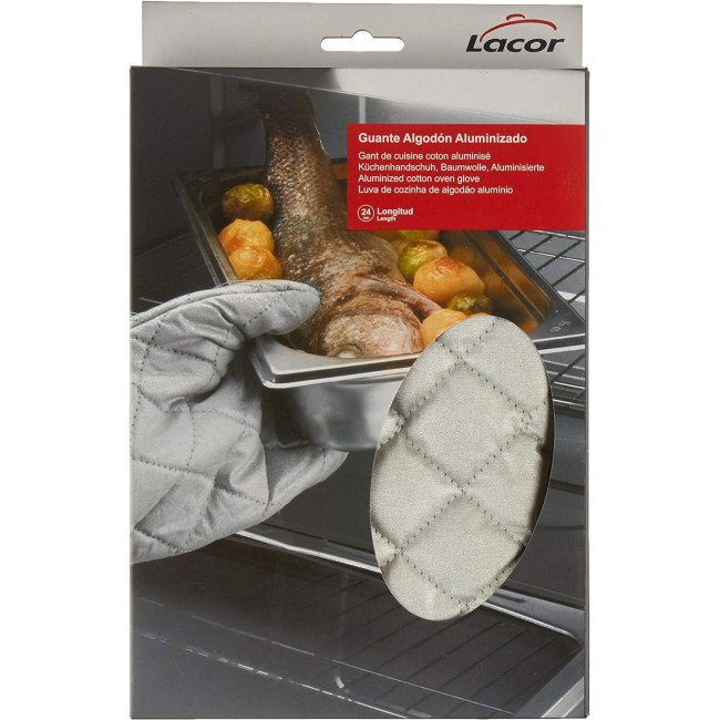 Алуминизирана памучна ръкавица, универсална, 24см - Lacor