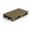 Дървена дъска за сервиране тип "Палет", 20x12xh3см – Lacor