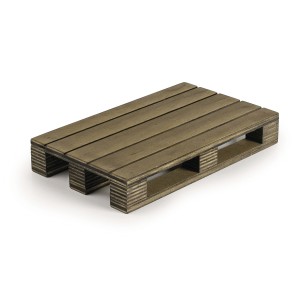 Дървена дъска за сервиране тип "Палет", 20x12xh3см – Lacor