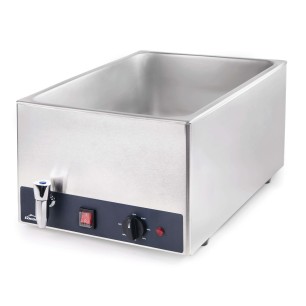 Електрическо Бен Мари кранче за източване, GN 1/1, h150мм, 230V, 50Hz, 1300W, 85°C, 24л, 61,5x39x30см, 8,5кг – Lacor