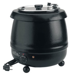 Електрически отоплител за супа, емайлиран, 220-240V, 50/60HZ, 400 - 475W, 30-90°C, 10л, ф34,5x36см, 4,5кг, PROFESIONAL – Lacor