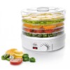 Електрически дехидрататор за храна, 220-240V, 50/60Hz, 250W, 70°C (max), 5 тави, ф32x27см, 2,45кг, WHITE – Lacor