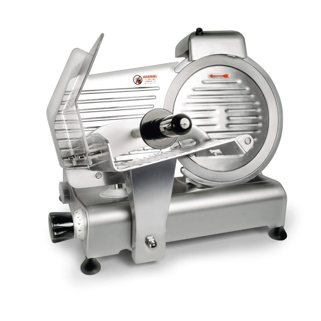 Електрическа иноксова колбасорезачка, 18/10, 220-240V, 50/60Hz, 150W, острие: ф25см, 48x39x36см, 15кг, FIAMBRE – Lacor
