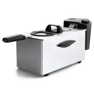 Електрически фритюрник, 220-240V, 50/60Hz, 2000W, 190°C, 3,5л, 41x22x21см, 2,7кг, ERGO - Lacor