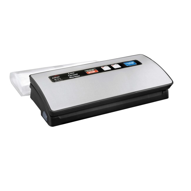 Електричеси уред за вакуумиране на храна, 220-240V, 50Hz, 120W, 0,4 - 0,8 bar, 9л/мин, 37x14,4x7,4см, 1,55кг, LUXE - Lacor