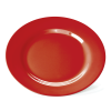 Меламинова чиния, плитка, ф23см, червена, Melamine - WAS