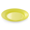 Меламинова чиния, плитка, ф23см, жълта, Melamine - WAS