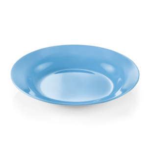 Меламинова чиния, дълбока, ф20см, синя, Melamine - WAS