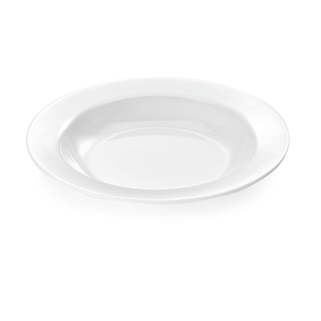 Меламинова чиния с борд, кръгла, дълбока, ф23см, Melamine - WAS