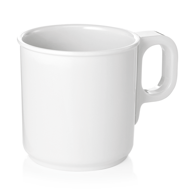 Меламинова чаша MUG, 250мл, ф7,7см, h7,8см, стакабъл, Melamine - WAS