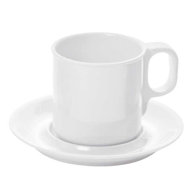 Меламинова чаша MUG, 250мл, ф7,7см, h7,8см, стакабъл, Melamine - WAS