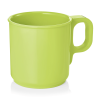 Меламинова чаша MUG, 250мл, ф7,7см, h7,8см, ябълково зелена, стакабъл, Melamine - WAS