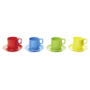 Меламинова чаша MUG, 250мл, ф7,7см, h7,8см, жълта, стакабъл, Melamine - WAS