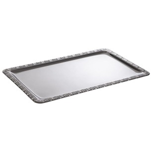 Иноксово плато, GN 1/1, 53х32,5xh1см, с декорация, стакабъл, SCHÖNER ESSEN – APS