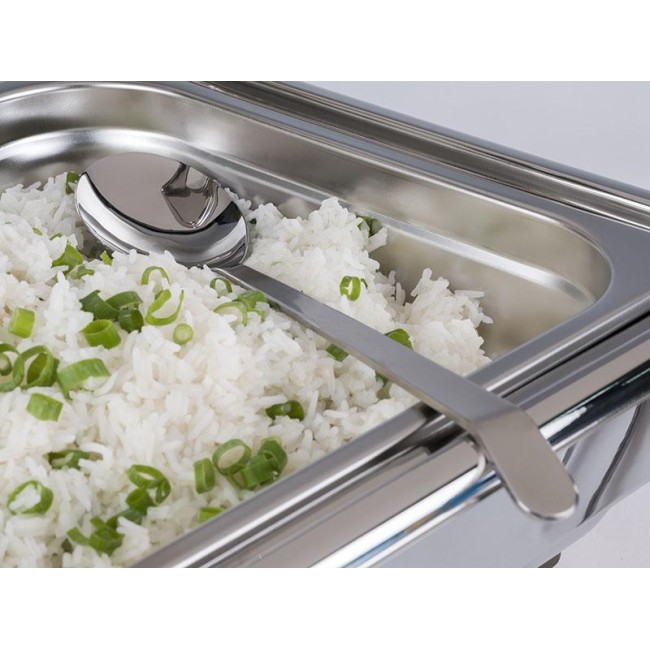 Иноксова лъжица за сервиране, 11х6,5см, L24см, BANQUET – APS