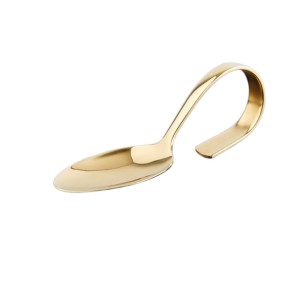 Иноксова лъжица за хапки, 12см, gold, PVD, PETIT – APS