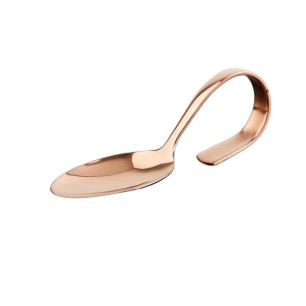 Иноксова лъжица за хапки, 12см, copper, PVD, PETIT – APS