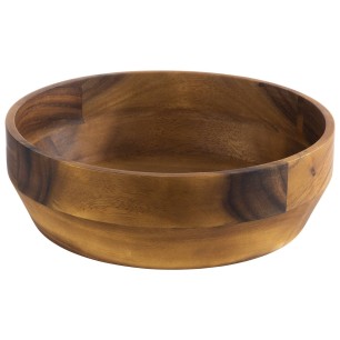 Дървена купа, кръгла, ф27см, h8,5см, 3л, стакабъл, „ACACIA“ – APS