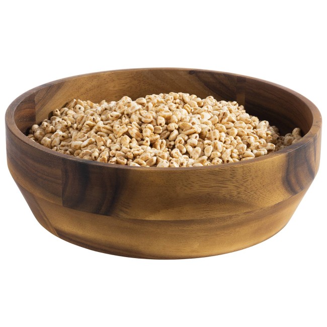 Дървена купа, кръгла, ф27см, h8,5см, 3л, стакабъл, ACACIA – APS