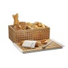 Дървена кутия, 34x26хh20cм, правоъгълна, кафява, стакабъл, BROTSTATION – APS