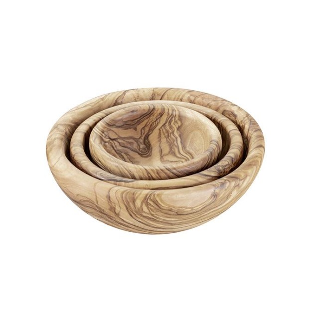 Дървена купа, кръгла, ф10см, h4см, 150мл, стакабъл, OLIVE – APS