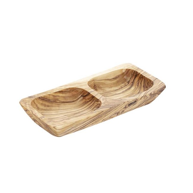 Дървена двусекционна купа, 17,5x8,5xh2,5см, 150мл, стакабъл, OLIVE – APS