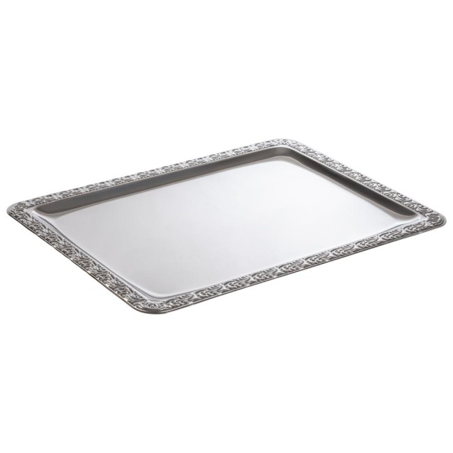 Иноксово плато, 42х31xh1см, с декорация, стакабъл, SCHÖNER ESSEN – APS