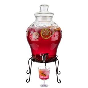 Метална стойка за диспенсър за напитки, ф26см, h19см, черна, FRUITS - APS