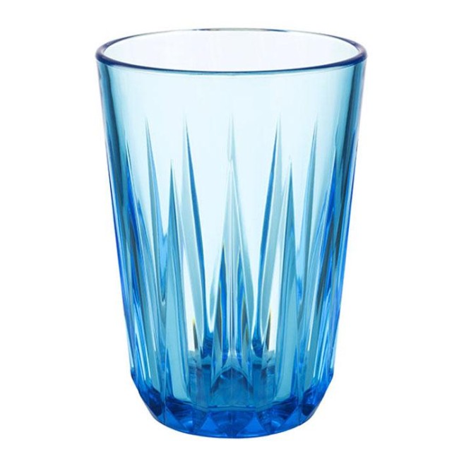 Чаша, тритан, ф8,5см, h14см, 400мл, синя, стакабъл, CRYSTAL - APS